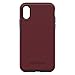 OTTERBOX Symmetry Series SERIES Case for iPhone Xs & iPhone X - Retail Packaging - FINE PORT (CORDOVAN/SLATE GREY)
