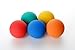 Arospa Colorful Super Bouncy Rubber Dog Fetch Ball 5 Colors/Pack (Colorful)
