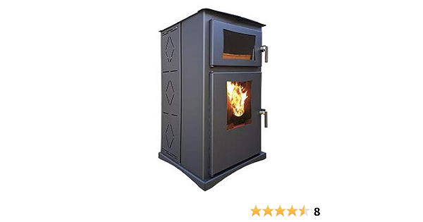 Estufa de Pellet con Horno sin Electricidad JOIMA modelo Vitta Nature 8 kW  : Amazon.es: Bricolaje y herramientas