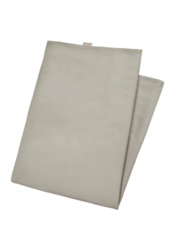 Sterntaler Giraffe & Lion UV Protection Baby Blanket - Cotton Blend with Moisture Regulating Hydrocool Material - Reversible with Cute Embroidery, Stone Grey