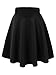 MBJ WB829 Womens Flirty Flare Skirt XL Black