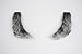 Mustaches Self Adhesive, Novelty, Realistic, L Shaped Fake Mutton Chops Sideburns, False Facial Hair, Costume Accessory for Adults, Salt and Pepper Color