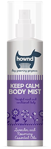 Hownd Keep Calm Body Mist - 8.5oz All-Natural Lavender and Rosemary Dog Deodorizing Spray