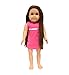 The Springfield Collection by Fibre-Craft Pre-Stuffed Doll, 18-Inch, Emma/Brunette Hair/Brown Eyes