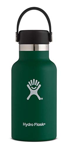 Hydro Flask 12 oz Water Bottle | Stainless Steel & Vacuum Insulated | Standard Mouth with Leak Proof Flex Cap | Sage