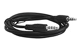 YCS Basics 3 Foot 3.5mm Male to Male 4 Conductor Aux/Headphone Cable