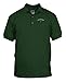 Cristian Chaplain Cross Embroidery Cotton Short Sleeve Polo Jersey Shirt Black X-Large