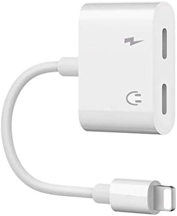 grecab Headphone Adapter 3.5mm Jack Adaptor Charger for iPhone 8/8Plus for iPhone7/7Plus/X/10/Xs/XSmax,Earphone 3.5mm Adaptor Cable AUX Audio&Wire Control Headset Extender Connector