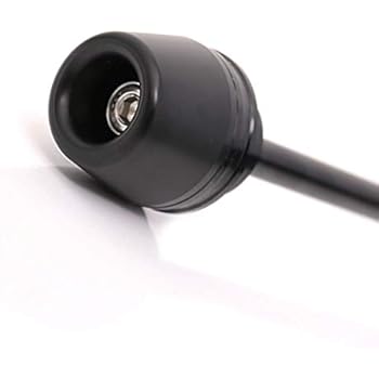 For Yamaha YZF R6 07 Black Front Wheel Axle Fork Sliders Protectors Crash Protector Aluminum Rod Delrin Ends