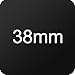 [Updated Version] AUNEOS Apple Watch Screen Protector, Apple Watch 38MM Screen Protector [2 in 1] [Full Coverage] Apple Watch Series 2 Tempered Glass Screen Protector (38mm, Black)
