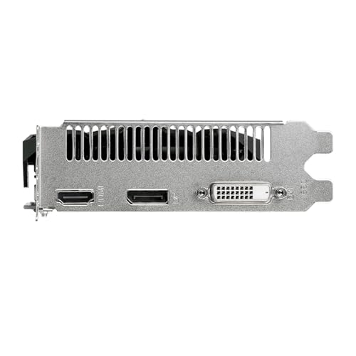 MAXSUN Geforce GTX 1050 Ti 4GB GDDR5 128-Bit Graphics Card for Gaming GPU Mini ITX Design DisplayPort, HDMI, DVI-D, Single Fan Cooling System
