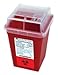 Medline Sharps Container Biohazard Needle Disposal Container - 1 Quart (32 ounce)