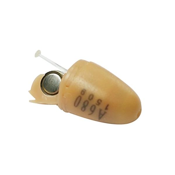 thumbnail image 2 of COOMAX Mini Hidden Spy Earphone – Wireless Earpiece With Built-in Mic (Beige, Model A680) 2 of 3