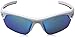 Under Armour Kid's Windup Sunglasses, Shiny White/Blue Multiflection Lens, 58 mm