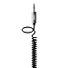 Belkin MIXIT? Coiled Tangle-Free Auxiliary Cable (Black, 6 Feet)