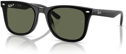 Amazon.com: Ray-Ban RB4428F 601S48 56MM Black/Black Polarized