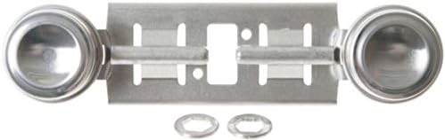 EXPWB16K10026 Double Burner Assembly (Replaces WB16K10026 AP2633210 868697 AH232404 EA232404 PS232404 WB16K10003 WB29K0001 WB29K0017 WB29K1 WB29K17 ) For GE Hotpoint Kenmore
