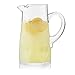 Libbey Impressions Large Glass Pitcher, 80 Oz, Clear, Tall Cocktail Pitcher, Modern Glass Pitchers with Handle for Lemonades, Iced Tea, Wine and More