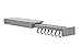 Glideware 22in 7-Hook Organizer Blum Soft Close Gray