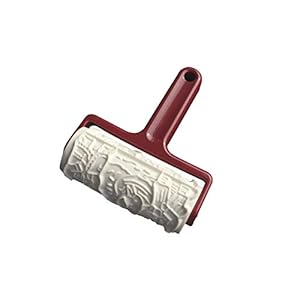 Westmark Spekulatiuswalze, Mit 7 verschiedenen Motiven, Länge: 17,2 cm, Kunststoff, Klausi, Weiß/Rot, 32162270