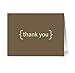 Note Card Cafe Thank You Cards with Off White Ivory Envelopes | 36 Pack | Minimal, Contemporary Thank You | Blank Inside, Glossy Finish | for Greeting Cards, Occasions, Birthdays, Gifts