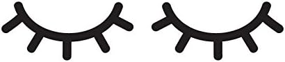 YYQXDD Wall Sticker Cute Beautiful Eyes Eyelashes Vinyl Wall Sticker for Home Decor Living Room Background Decoration Decals Art Stickers Wallpaper