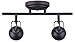 CANARM IT622A02ORB10 LTD Polo 2 Light Track Rail, Oil Rubbed Bronze with Adjustable Heads