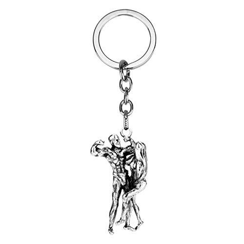 Seraphis Bodybuilding Couple Keyring for Couples Mini Fitness Keychain Gym Trainer Bodybuilder