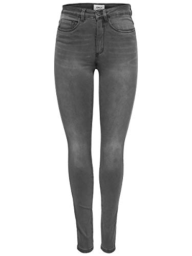 Only Onlroyal High SK DNM Jeans Bj312 Noos Skinny, Grigio (Dark Grey  Denim), W26/L32 (Taglia Produttore: X-Small) Donna | Prezzo.it