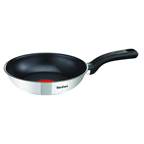 Tefal Comfort Max Stainless Steel Frying Pan 20 cm, Thermo-Spot