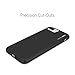 iPhone 8 Plus Case/iPhone 7 Plus Case, CaseCrown Lux Glider Case (Matte Black) w/Matte Finish & Felt Interior