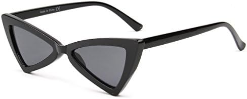 Cromilo Retro Vintage Cat Eye Sunglasses for Women Small Triangle Clout Goggles