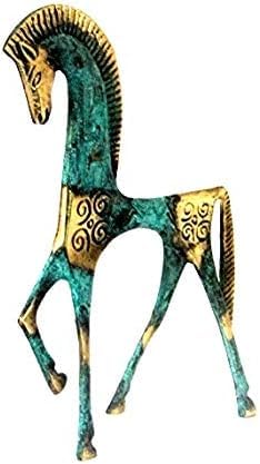 IconsGr Ancient Greek Bronze Museum Statue Replica of Horse From Geometric Era (122)