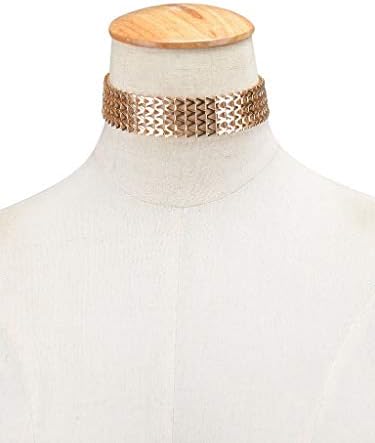 チョーカー 首輪 レディース オシャレ ファッション パーティー プレゼント 誕生日 可愛い ゴールド B07zhwvzwq 103円 人気海外一番 100 品質保証 全品送料無料 即日出荷 Sale開催中