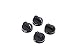 Red Hound Set of 4 Range Top Surface Burner Knobs Black Replaces 8273103 Compatible with Whirlpool Maytag Amana Roper Select Models as noted in the listing
