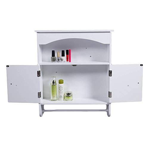 SHUTAO Bathroom Wall Cabinet White