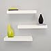 Kiera Grace Maine Floating Shelves Modern Wall Mounted Hanging Shelf for Bedroom, Kitchen, 16