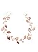 Missgrace Women Handmade Fashion Crystals Bridal Rose Gold Headband Wedding Headpiece Accessories