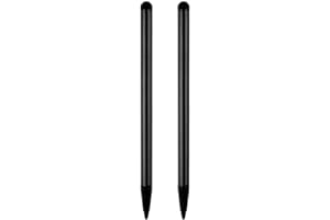 BAOLAILI 2pcs Black Stylus Pens for Universal Touch Screen Devices - Compatible with iPad, Samsung Galaxy, Smartphones