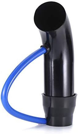 Lorjoy 75mm Black Aluminum Car Cold Air Intake Filter Pipe Hose Tube Kit Universal Car Accessories