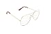 MJ Eyewear Classic Tear Drop Aviator Glasses Clear Lens Metal Frame (Gold, Clear)