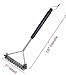 Duty 18-Inch 3-Sided Grill Brush -Stainless Steel Bristles -Perfect Accessory For Cleaning Charcoal, Gas, Electric and Outdoor BBQ Grills -Extra Strong