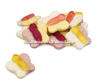 Katja Schmetterlinge Schaumzucker mit Fruchtgummi vegetarisch 500g