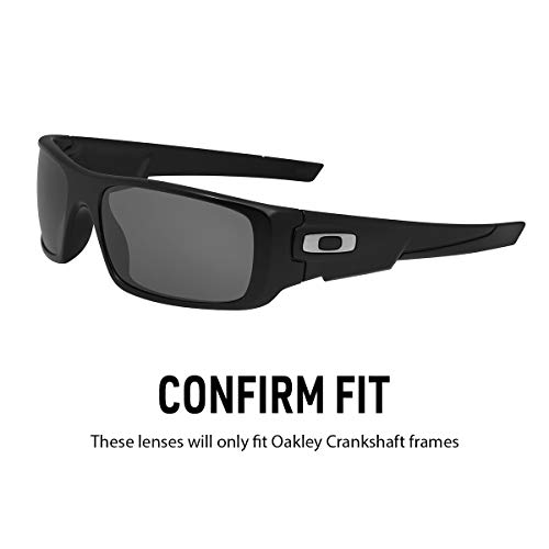 Polarized Ikon Iridium Replacement Lenses for Oakley Crankshaft Sunglasses - + Red Mirror