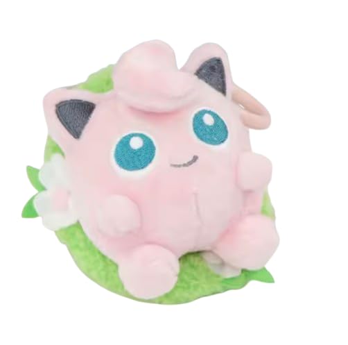 Pokemon | Pokemon Plush Keyring/Bag Charm Figure | 15+ Years | Laying Jigglypuff β image 1