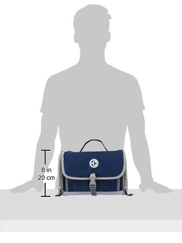 154-piece Deluxe Sports First Aid Kit 2-in-1 Bag with Survival Advanced Wound Care All Purpose Indoor and Outdoor Nylon Bag with Carrying Strap