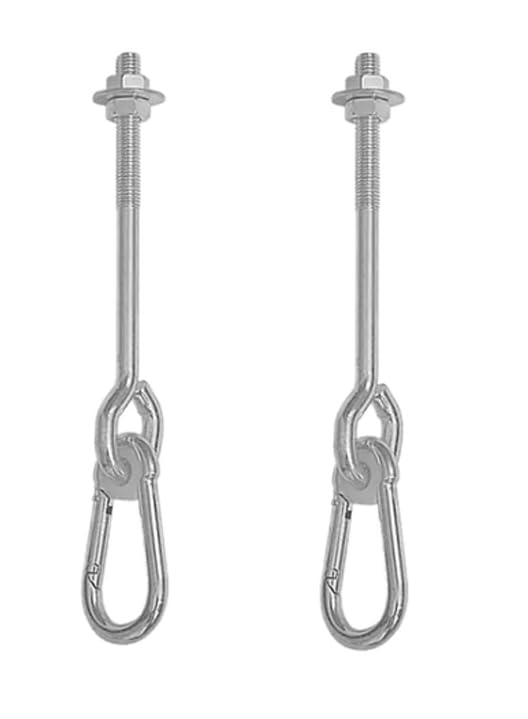 Screws City M12 x 110mm Swing Hooks A Type Hook for Swing Galvanised Steel Climbing Frame Attachments (Pack of 2) G12BCD