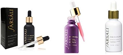 Farsali Rose Gold Elixir Unicorn Essence Volcanic Elixir Serum Beauty oil combo of 3 30 ml each 1 FL OZ