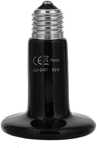 50W Ceramic Heat Emitter Bulb Light Lamp No Light Emitted for Reptile Tortoise Pet Brooder Best Price