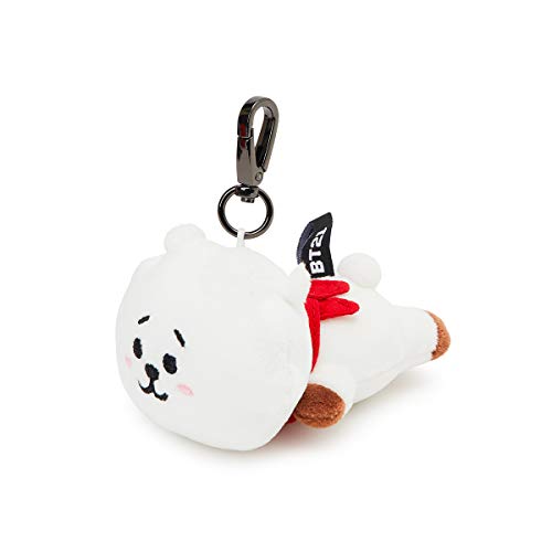 BT21 Lying RJ Character Soft Plush Stuffed Animal Keychain Key - Main Image